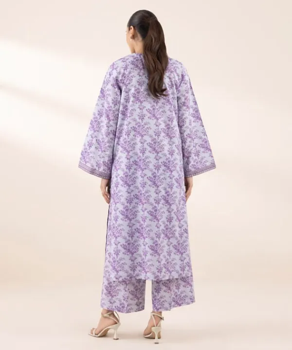 Discount Sapphire Embroidered Cotton Viscose Shirt Purple