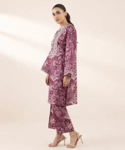 Online Sapphire Embroidered Cotton Viscose Shirt Purple