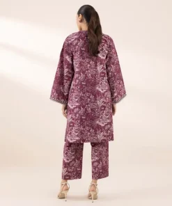 Online Sapphire Embroidered Cotton Viscose Shirt Purple