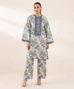 Online Sapphire Embroidered Cotton Viscose Shirt Blue