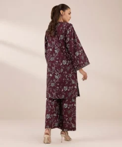 Sale Sapphire Embroidered Cotton Viscose Shirt Purple