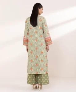 New Sapphire Embroidered Cotton Viscose Shirt Green