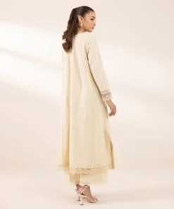 Online Sapphire Embroidered Dobby Shirt Beige