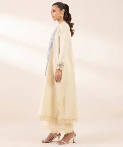 Online Sapphire Embroidered Dobby Shirt Beige