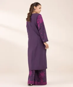 New Sapphire Embroidered Dobby Shirt Purple