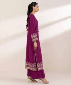 New Sapphire Embroidered Dobby Shirt Magenta