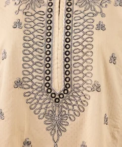 Outlet Sapphire Embroidered Dobby Shirt