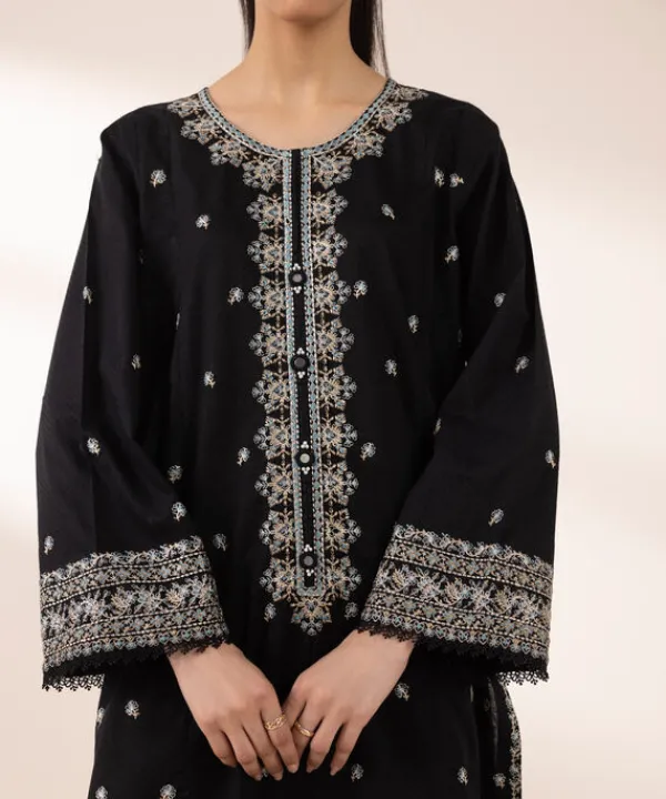 New Sapphire Embroidered Dobby Shirt