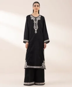 Hot Sapphire Embroidered Dobby Shirt