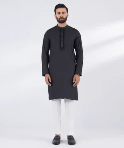Fashion Sapphire Embroidered Jacquard Kurta - Regular Fit