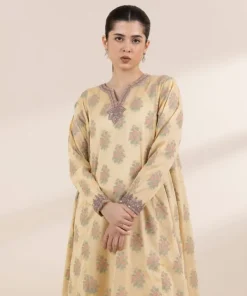 Fashion Sapphire Embroidered Jacquard Shirt