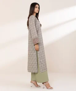 Discount Sapphire Embroidered Lawn Shirt Green