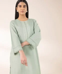 Sale Sapphire Embroidered Lawn Shirt Mint Green