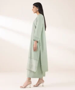 Sale Sapphire Embroidered Lawn Shirt Mint Green