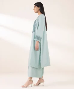 Clearance Sapphire Embroidered Lawn Shirt Ice Blue