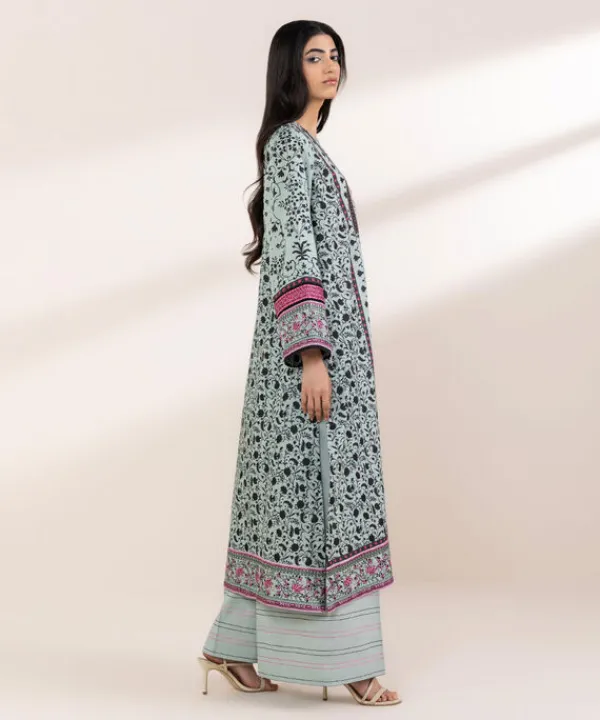 Best Sapphire Embroidered Lawn Shirt Mint Green