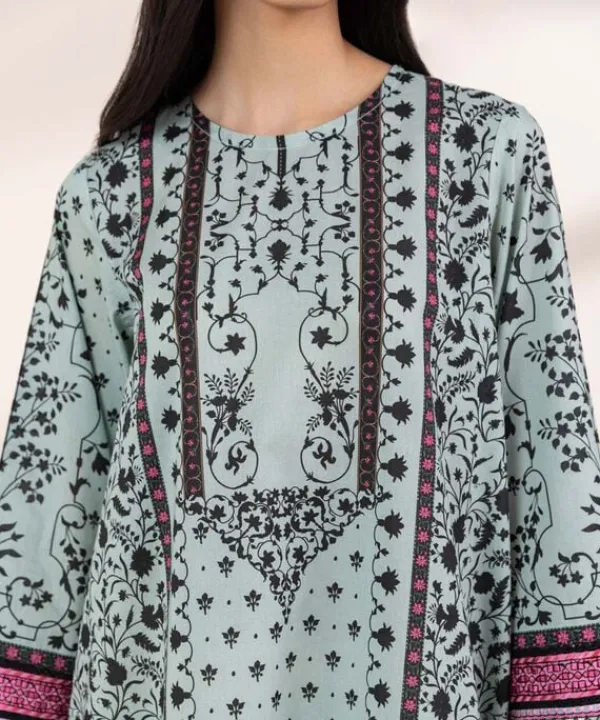 Best Sapphire Embroidered Lawn Shirt Mint Green