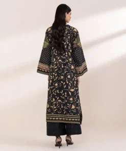 Discount Sapphire Embroidered Lawn Shirt Black