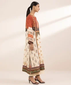 Outlet Sapphire Embroidered Lawn Shirt Beige