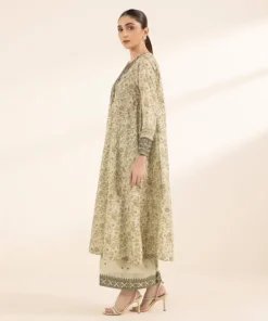 Clearance Sapphire Embroidered Lawn Shirt Green