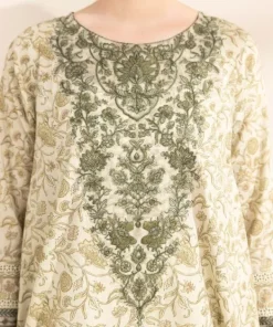 Clearance Sapphire Embroidered Lawn Shirt Green