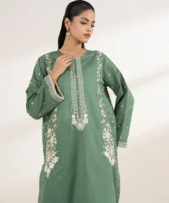 Outlet Sapphire Embroidered Lawn Shirt
