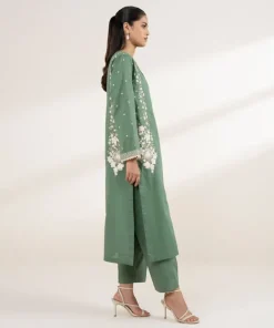 Outlet Sapphire Embroidered Lawn Shirt