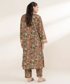 Fashion Sapphire Embroidered Lawn Shirt