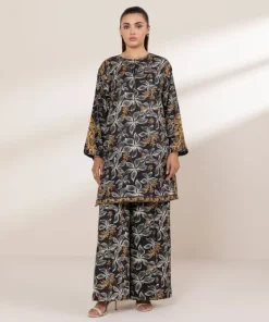 Hot Sapphire Embroidered Lawn Shirt