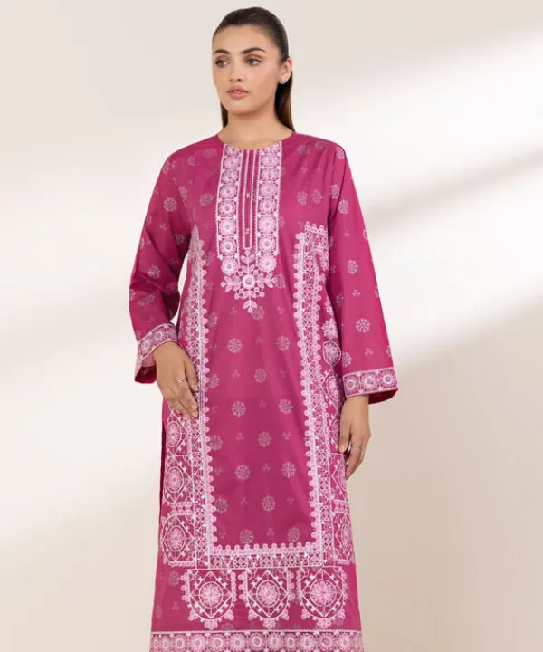 Sale Sapphire Embroidered Lawn Shirt
