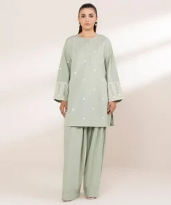 Best Sapphire Embroidered Lawn Shirt