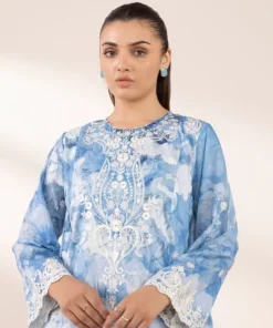 Discount Sapphire Embroidered Lawn Shirt