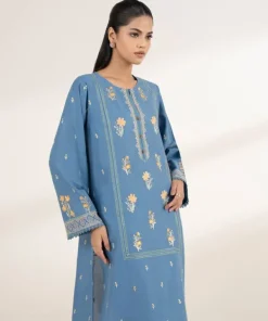 Online Sapphire Embroidered Lawn Shirt