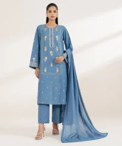 Online Sapphire Embroidered Lawn Shirt