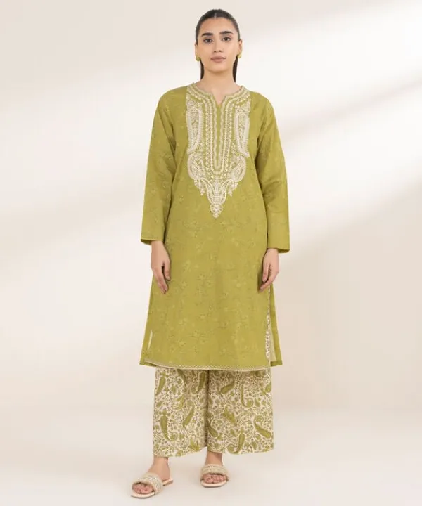 Online Sapphire Embroidered Lawn Shirt