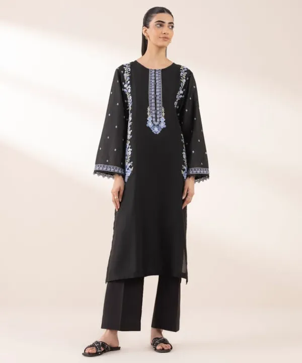 Online Sapphire Embroidered Lawn Shirt