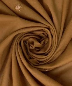 Fashion Sapphire Embroidered Voile Dupatta Brown