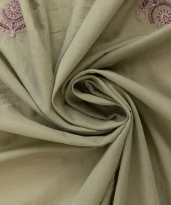 Fashion Sapphire Embroidered Voile Dupatta Green