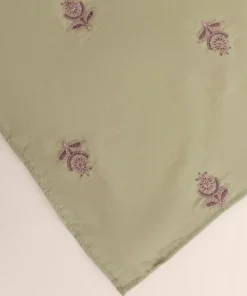 Fashion Sapphire Embroidered Voile Dupatta Green