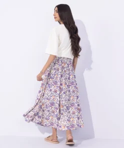 Best Sapphire Floral Printed Skirt Multi