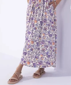Best Sapphire Floral Printed Skirt Multi