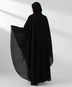 Outlet Sapphire Front Open Cape Abaya Set
