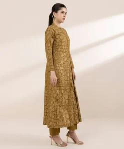 Fashion Sapphire Jacquard Pishwas