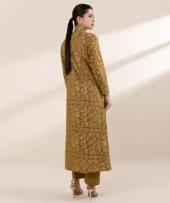 Fashion Sapphire Jacquard Pishwas