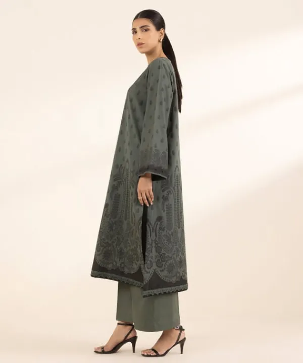 Sale Sapphire Jacquard Shirt Green