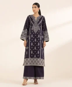 Clearance Sapphire Jacquard Shirt Purple