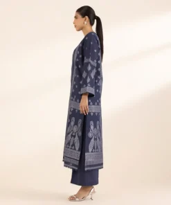 Hot Sapphire Jacquard Shirt Blue