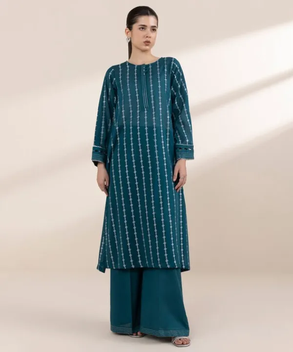 Clearance Sapphire Jacquard Shirt
