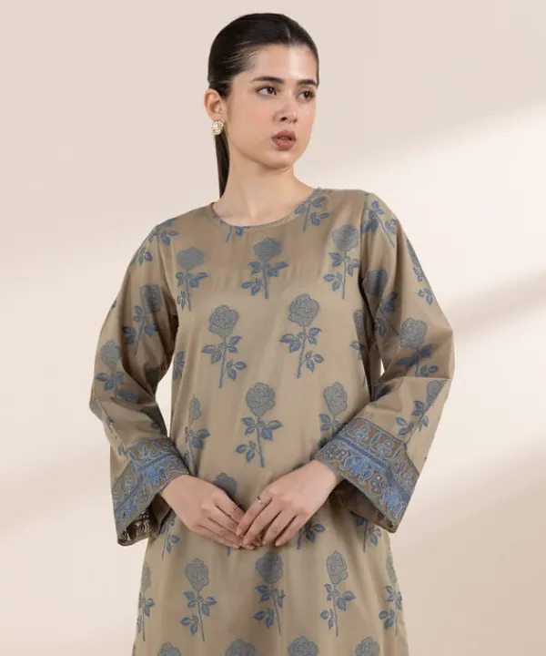 Fashion Sapphire Jacquard Shirt