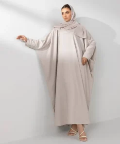Clearance Sapphire Kaftan Abaya Set Off White